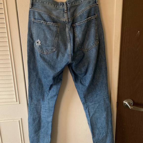 Agolde Riley Jeans High Rise Crop 27 - Picture 8 of 13